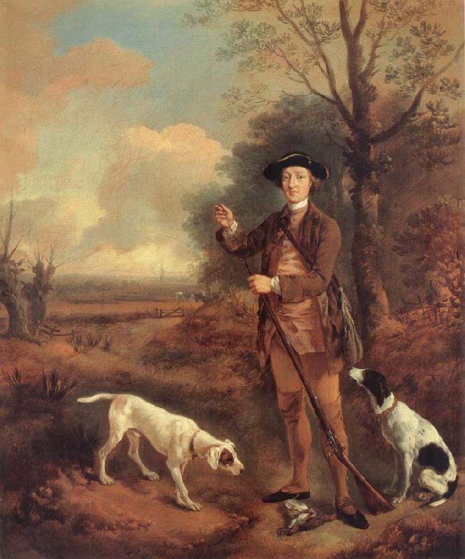 Thomas Gainsborough Marjor John Dade of Tannington,Suffolk oil painting image